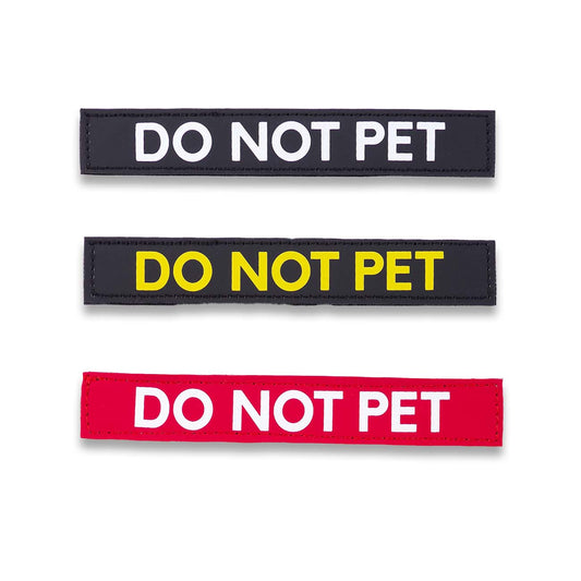 "DO NOT PET" Text Patch (2 pcs)