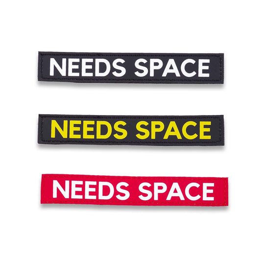 "NEEDS SPACE" Text Patch (2 pcs)