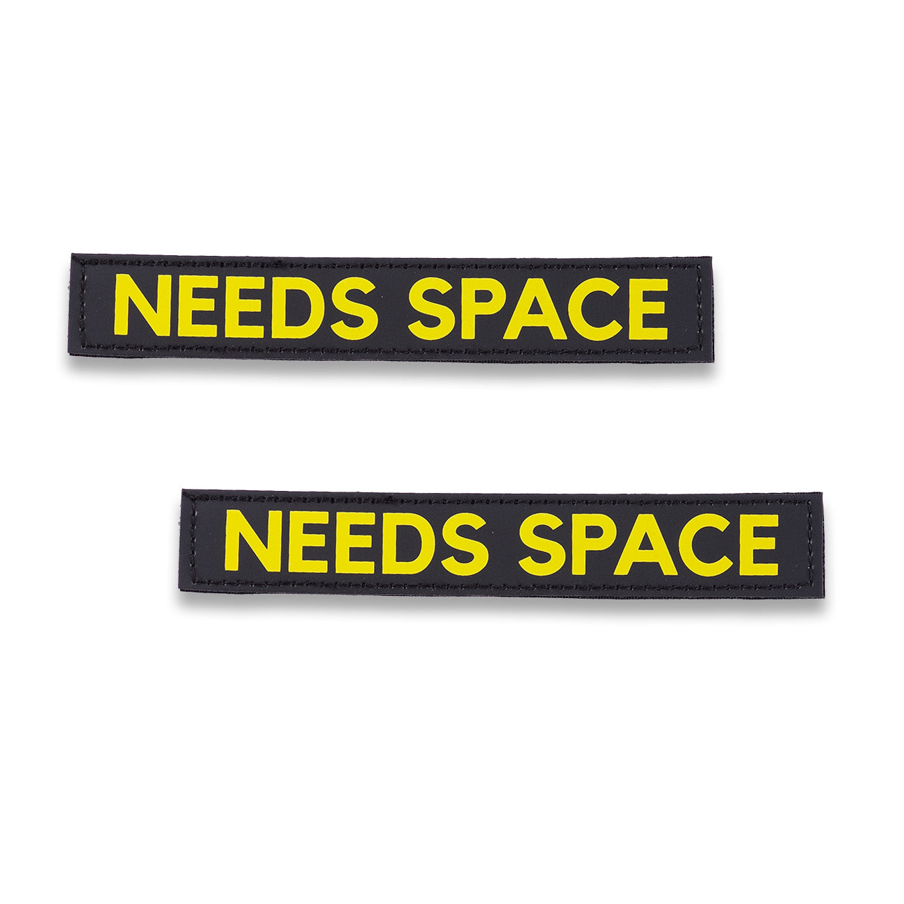 "NEEDS SPACE" Text Patch (2 pcs)