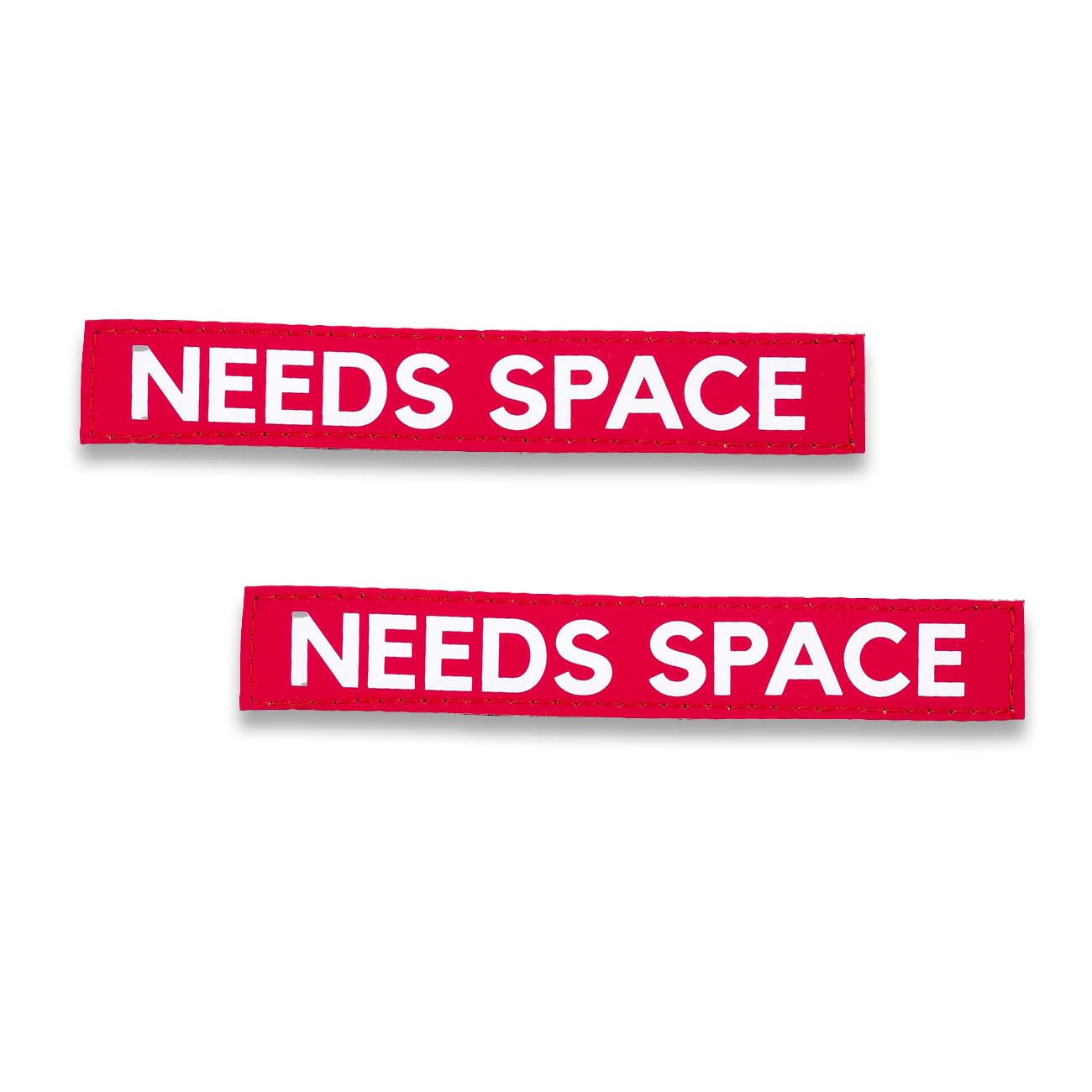 "NEEDS SPACE" Text Patch (2 pcs)