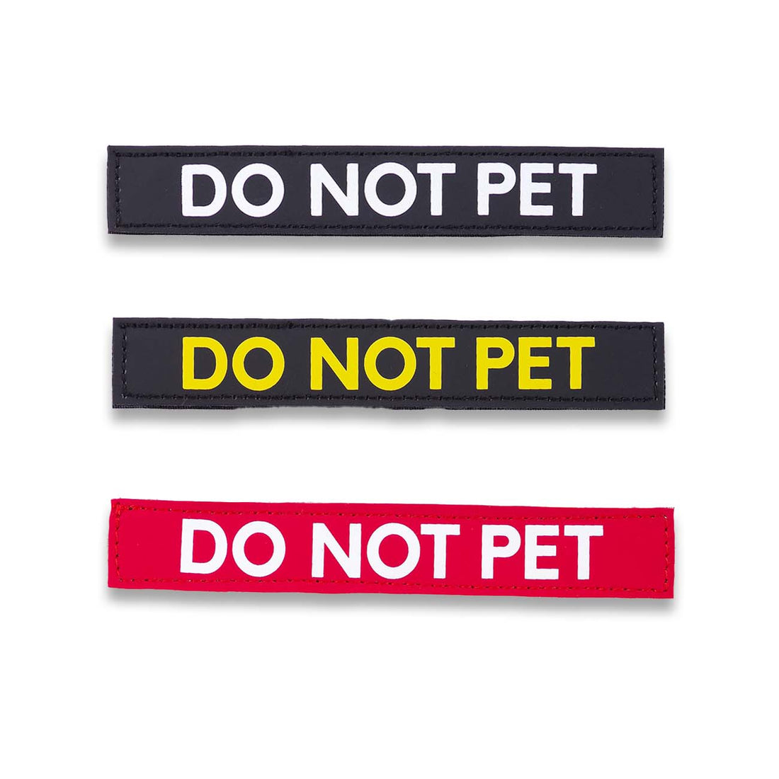 "DO NOT PET" Text Patch (2 pcs)
