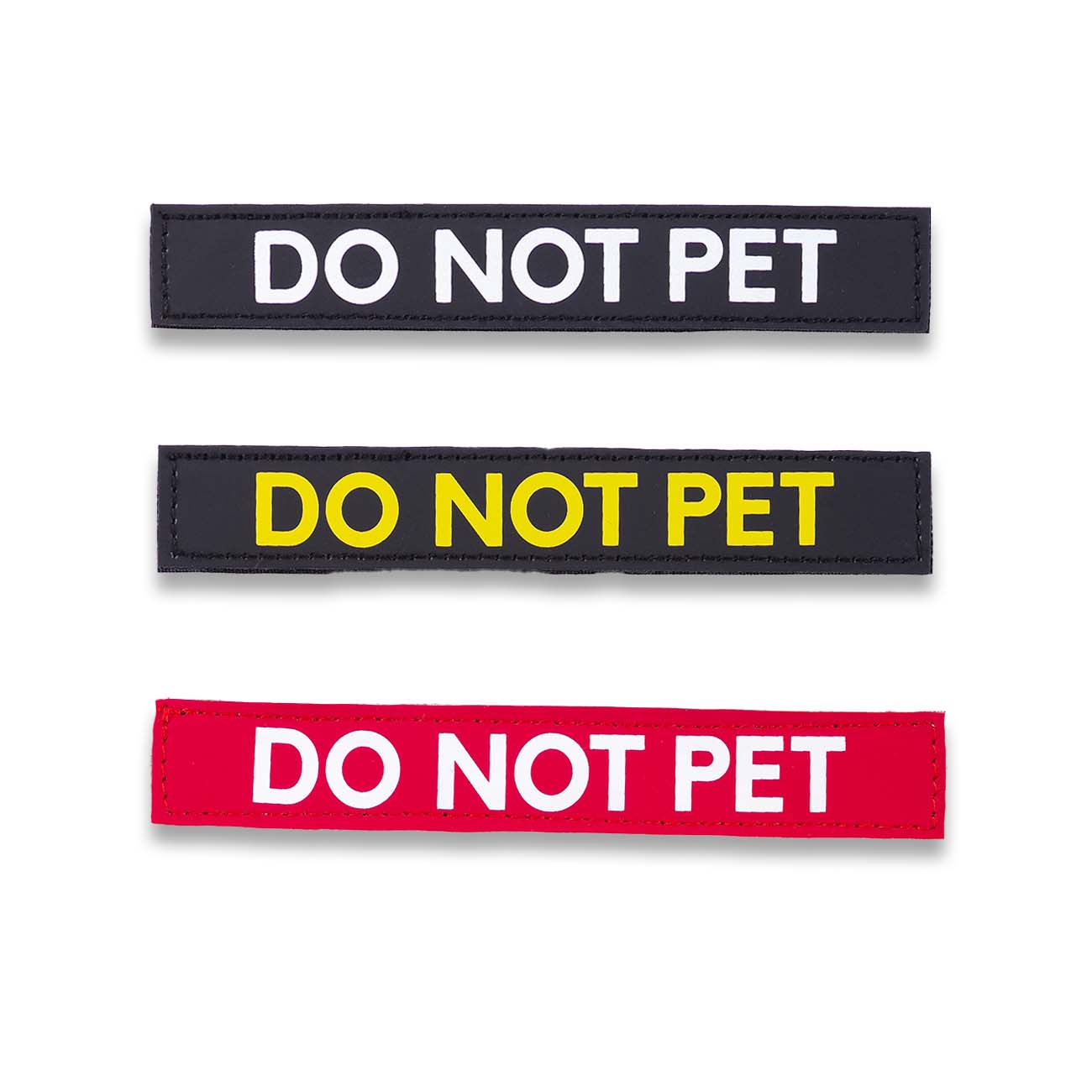 "DO NOT PET" Text Patch (2 pcs)