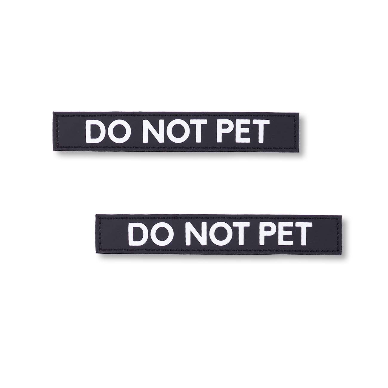 "DO NOT PET" Text Patch (2 pcs)