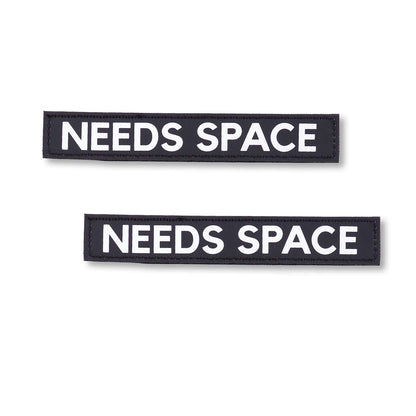 "NEEDS SPACE" Text Patch (2 pcs)