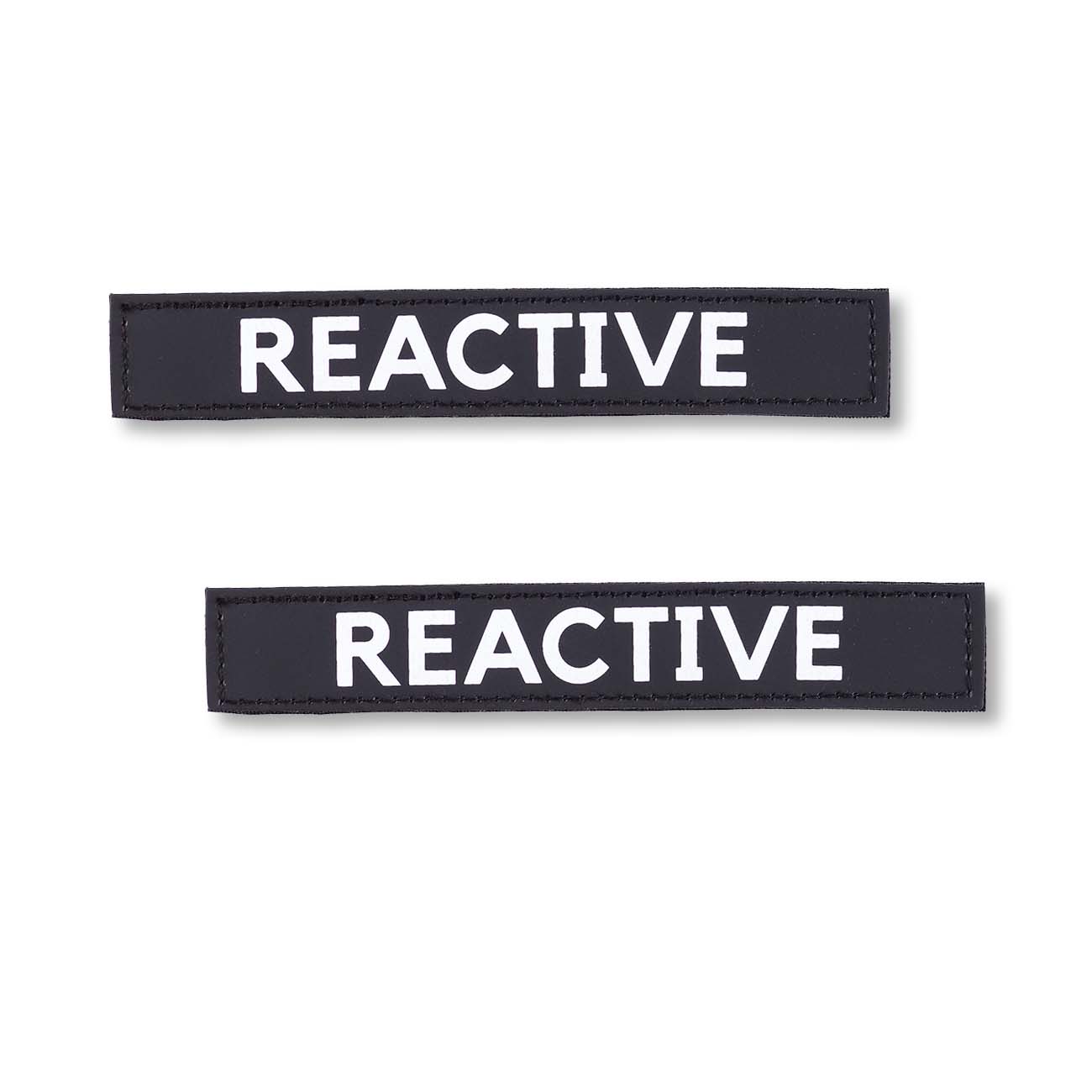 "REACTIVE" Text Patch (2 pcs)